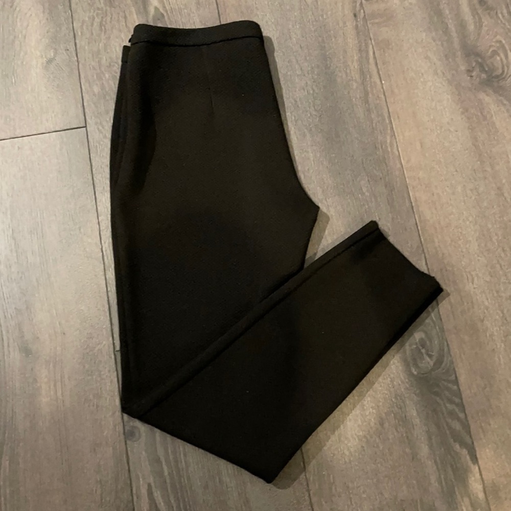 Black dress pants with side zipper